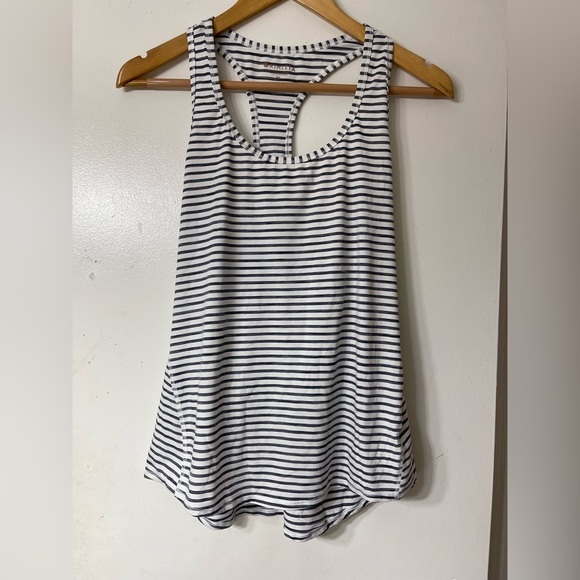 Athleta Tops - Athleta Black and White Striped Tank